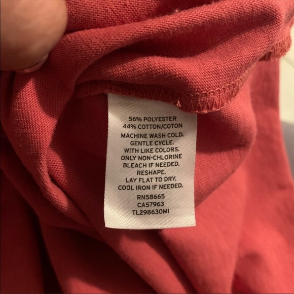 Leith Coral Asymmetrical Dress in XL coral - Picture 4 of 4